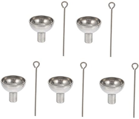 PRETYZOOM Imbuto Mini e Travasi Liquidi Precisione in Acciaio Inossidabile Resistente Set di 1 per Riempimento Bottiglie Piccole per Uso Domestico