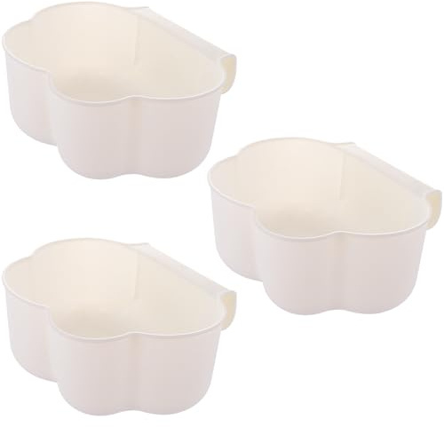 ASelected 3 Stück Auffangschale für Küchenabfälle zum Einhängen Wickeltisch Organizer Wickeltisch Zubehör für Hausmüll Aufbewahrung(23x18x9CM)