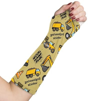 Rnyleeg Cast Cover for Sport Excavator Arm Cast Cover for Men Boys Lightweight Arm Plaster Cover Keep the Cast Clean Small 9'' Length x 8-10'' Circumference