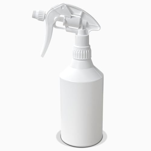 Uttex Sprühflasche 500ml – Leersprüher aus HDPE | Nachfüllbar, auslaufsicher, verstellbare Düse, 1,1ml je Hub, für Reiniger, Haushalt & Garten