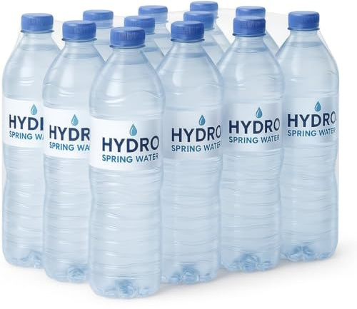 Hydro Spring Water – 12 x 1.5L Bottles Natural Mineral Water Bottle BPA-Free, Recyclable Bottles | Refreshing Hydration – Pack of 12