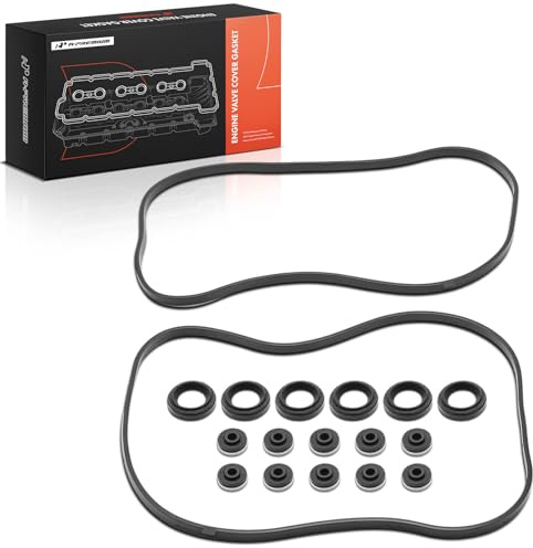 A-Premium Engine Valve Cover Gasket Set Compatible with Honda Accord 1998-2002, Odyssey 1999-2004, Pilot 2003-2004 & Acura CL 1997-1999/2001-2003, MDX 2001-2002, TL 1999-2003, 3.0L 3.2L 3.5L