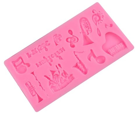 Heat Resistant Silicone Music Theme Mould for Cake Decoration and Handmade Crafts Music Notes Silicone Mould