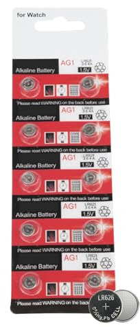 Petites piles rondes – 13 mAh/18 mAh haute capacité, piles bouton compactes 1,55 V AG1 AG4 LR66 L621 | Assortiment de piles bouton 13 mAh 18 mAh pour calculatrice, électronique