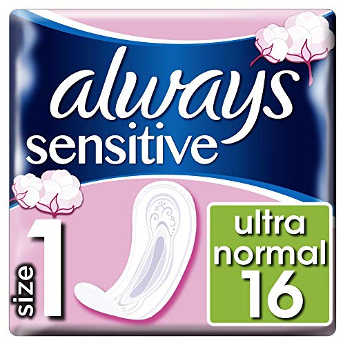 Always Ultra Sensitive Normal Sanitary Pads Size 1 Pack of 8 x 16