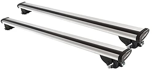 Dachträger FARAD BM + AERODYNAMIC GREY aus Aluminium für VW TOURAN ab 2015 mit hoher Dachreling, offener Reling