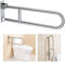 NArra 80cm Wandstützgriff Klappbar, Toilette Aufstehhilfe Edelstahl Handicap Haltegriffe, Badezimmer Dusche Sicherheitsgriffe für schwangere Frauen ältere Menschen Behinderungen