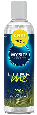 MY.SIZE Lube Me gel lubrificante Premium Anale 250 ml | Lubrificante extra viscoso | Gel lubrificanti a base acqua | per sexy toys e preservativi in lattice | water based lubrification