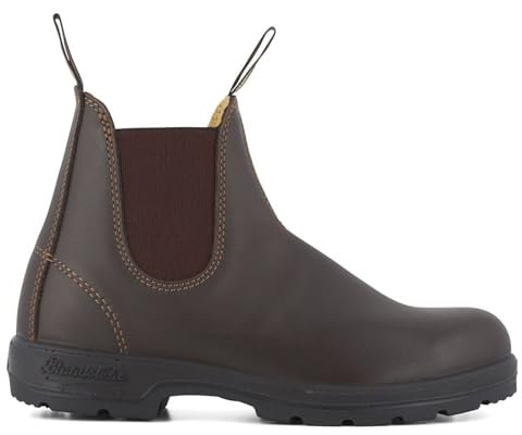 Blundstone 550 Walnut Brown Retro Vintage Leather Chelsea Ankle Boots Brush Inc