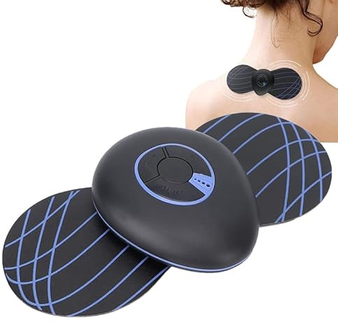 Masseur de Cou Portable, Mini Coussin de Massage, Masseur de Cou électrique Rechargeable, Soulage la Pression du Cou, de l'épaule, du dos, Masseur Multifonctionnel Intelligent de la Colonne Cervicale