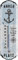 LANOLU retro Thermometer Ankerplatz maritime Ankerdeko für Garten und Küche 8x28cm