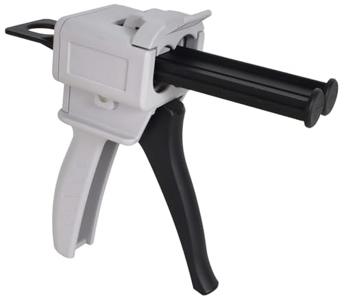 Dosierpistole für AB-Epoxid, 50 ml AB Epoxid Klebepistole Griff Klebstoff Gemischt, 1:1 Presse Pistole Kartuschenpistole, Dosierpistole zum Mischen von 1:1 AB-Kleber, für 50 ml Epoxidkartusche