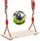 Forhome Arrampicata Corda Altalena,Altalena da arrampicata per bambini,Altalena per arrampicata su corda,Corda da Arrampicata per Disco,Altalene Bimbi Swing Altezza Regolabile, da 2 metri a 100 kg