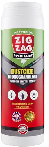 Zig Zag Insetticida Microgranulare, 1 kg, per Formiche, Blatte e Zecche