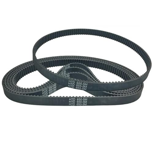 AOLUOER Gummi-Zahnriemen HTD 5M 640 650 655(HTD640-5M-18mm)