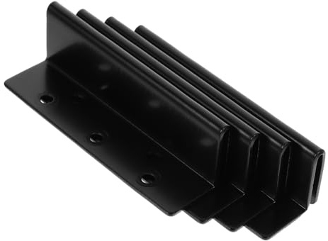 IWOWHERO 4 Piezas Herrajes De Conexión Para Barandillas De Cama Soporte De Barandilla De Alta Resistencia Conjunto De Soportes Para Reparaciones De Camas Postes Para Fijación De Rieles