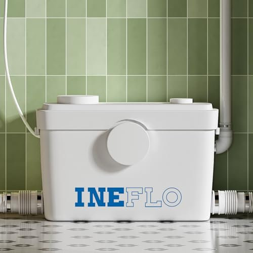 Pompa maceratore da 750 W, alloggiamento motore in acciaio inox non intasamento per lavello/doccia/rondella delle acque reflue reflue fino a 11 m, pompa per smerigliatrice automatica Start & Stop