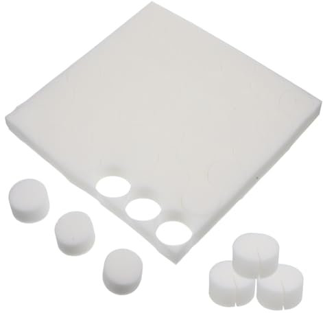 VANZACK Lot de 100 Éponges de Plantation Hydroponique, Mousse Respirante Réutilisable, pour Légumes et Haricots, Pépinière et Culture à Domicile