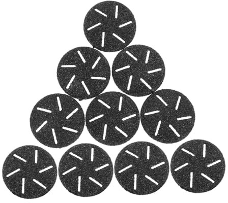 BESTYASH Cabezales De Rodillo Gruesos De Repuesto Para Archivo Electrónico De Pies 10 Unidades Redondos Para Eliminar Piel Muerta Accesorios Para Pedicura Casa