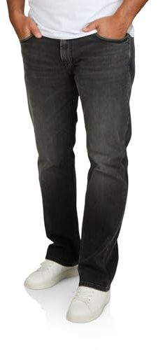 riverso Jeans herr stretch normal passform RIVEddy jeansbyxor denim blå svart 29 30 31 32 33 34 36 38 40, Telly Wash (55619), 40W / 32L