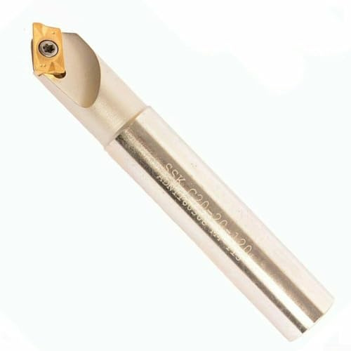 Gdfnmogo 45° Centering Chamfering Cutter for SSK C20-20-120 with 1PC APMT1604PDER Carbide Insert, CNC Turning Tool for Semi-Finishing and Finishing, Alloy Steel Shank 20mm