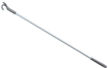 WENKO Palo para colgar HERKULES - Gancho para ropa, Acero, 3 x 76 x 1 cm, Blanco