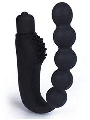 Colorsa Vibrateur de massage étanche télécommandé, massage de la prostate massage par stimulation anale (Noir)