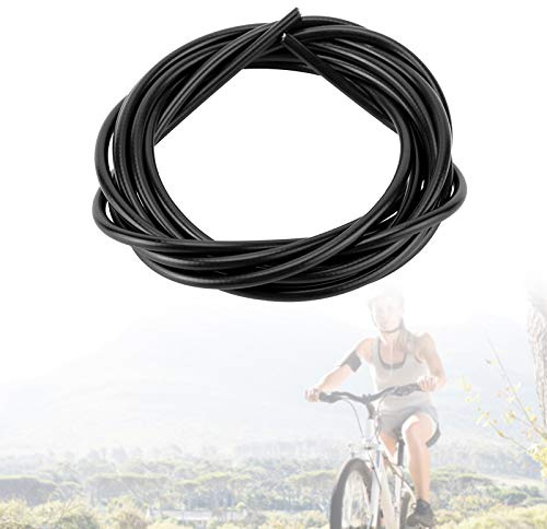 Bowdenzug Außenhülle 5mm, Bowdenzug Hülle Bremszug Hülle Fahrradbremsseil, Fahrradbremsersatzkabel für Rennräder, 3 Meter (Schwarz)