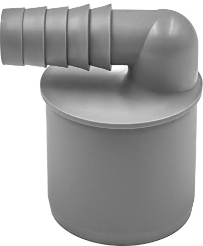 Tubo ad angolo DN 50, raccordo HT su tubo da 3/4 pollici, interno 19-21 mm, raccordo per tubo flessibile, angolo di 90°