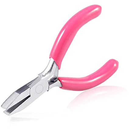 SPEEDWOX Mini Pink Duckbill Pliers, 3 Inch, Craft & Jewelry Making