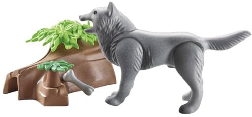 Playmobil 71056 Wiltopia Wolf, Animal Toy, Sustainable Toys, Fun Imaginative Role-Play, PlaySets Suitable for Children Ages 4+
