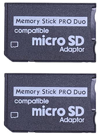 Censous 2X Mini MicroSD TF to Adapter SD SDHC Card Reader for & PSP Series