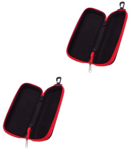 ibasenice 2Er-Box kazoo Aufbewahrungsbox Kazoo-Beutel für Geschäftsreisen Kazoo-Fall Musikinstrumente Doppelte Kazoo-Tasche kazoo Aufbewahrungskoffer Gitarre Aufbewahrungskiste Flötentasche