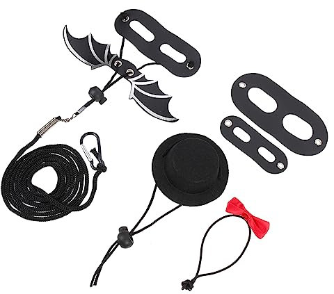 BESPORTBLE 1 Set Hut Fliege Fliege Kit Cosplay Prop Bartagame Gehleine Haustierleine Bezaubernder Bartagame Kostüm Cosplay Hut Dekoration Leine