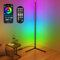 riyo LED Stehlampe, Stehlampe für Wohnzimmer mit APP-Steuerung und Fernbedienung, RGB-Ecklampe mit 16 Millionen Farben und 68+ Szenen. Farbwechsel-Umgebungslicht mit Musiksynchronisation
