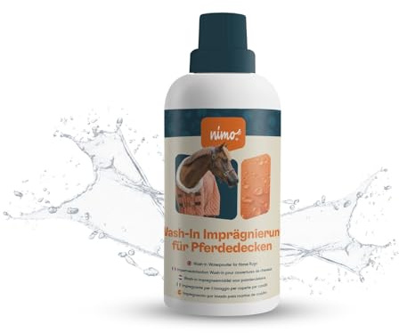 nimo® Wash-in waterproofing for horse blankets, horse blankets, impregnation washing machine, breathable waterproofing, sealing against moisture and dirt, rain cover for horse blankets