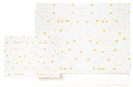 Various - Ensemble de draps pour berceau 60 x 120 cm, Linge de lit pour bébé, 100 % coton extra doux lavé en Europe - (drap-housse + drap plat + taie d'oreiller) Motif lune Beige/Blanc