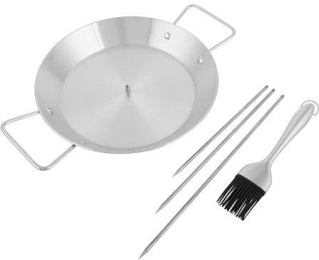 POPETPOP Support De Barbecue Vertical Acier Inoxydable Avec Pointes Amovibles Et Brosse à Huile Pour Brochettes De Kebabs Et Shawarma Accessoires De Barbecue
