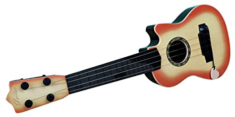 UKCOCO Chitarra in Plastica Simulata per Strumento Musicale Corde Facile da Usare e Sicuro per Principianti Realistico per Apprendimento e Divertimento