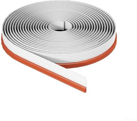 Bande d'étanchéité en TPE pour bas de porte - Coupe-vent et isolation phonique - Pour portes coulissantes et portes coulissantes - Facile à installer - Acrylique - Pour la maison et le commerce