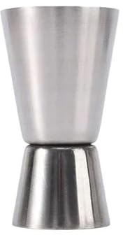 Doseur Cocktail Shaker à Cocktail en acier inoxydable, tasse mesurer, boisson double injection, mesure d'esprit, Jigger, Gadgets de cuisine, accessoires for le vin(15 30ml)