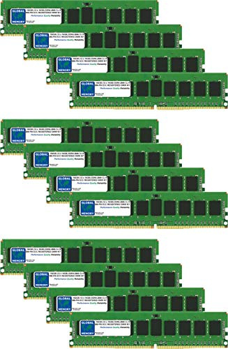 GLOBAL MEMORY 192GB (12 x 16GB) DDR4 2666MHz PC4-21300 288-PIN ECC REGISTRADO DIMM (RDIMM) Memoria RAM Kit para Mac Pro (2019)