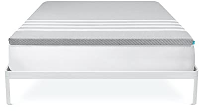 Leesa Mattress Topper with Cooling Foam and Washable Cover, Twin Size / 30-Night Trial