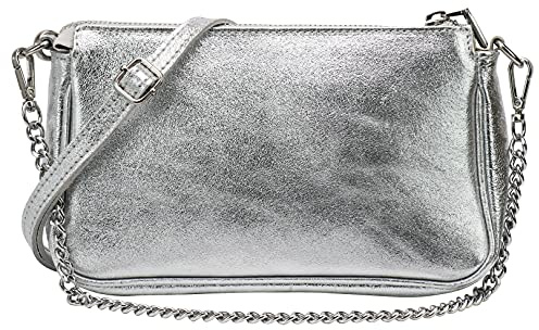 SH Leder Echtleder Schultertasche Umhängetasche Handtaschen Clutch kleine Tasche Abendtasche 23x13cm Jennie G323