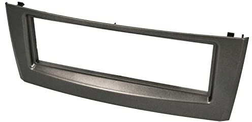 Audioproject A376 – Mascherina autoradio 1 DIN compatibile con Fiat Grande Punto tipo 199 anno di costruzione 2005-2009 Linea 2007-2012 telaio da incasso auto radio mascherina grigio