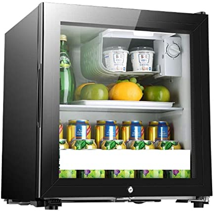 DieffematicBX Mini Frigo Petit réfrigérateur Domestique, Cave à vin thermostatique en Verre à Une Porte, Cave à vin réfrigérée pour hôtel