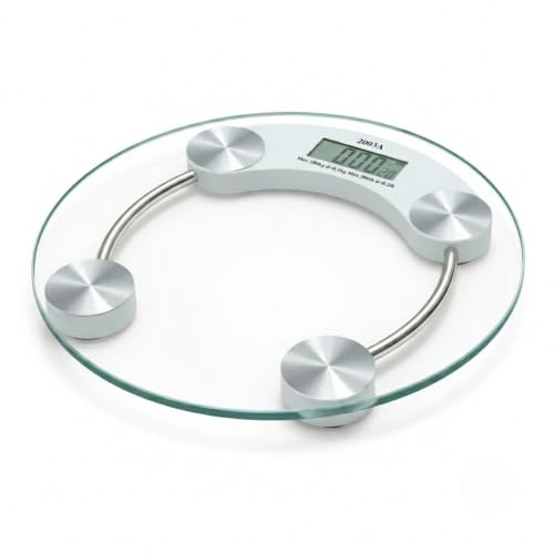 Bargain House - Glass Bathroom Scale - 150Kg High Capacity Scale - for Body Weight Ultra flat digital display personal scale
