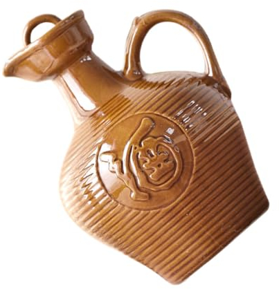 IMIKEYA Terracotta Ceramic Wine Jug 6.7 Inch Portable Wine Kettle with Lid Designed for Household Use