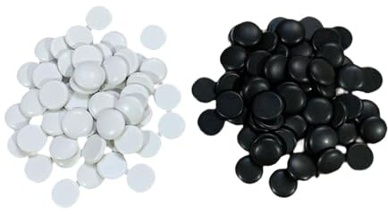 rockible 100x Go Pieces Jeux Go Stones Gobang Pièces d'échecs chinoises pour enfants Enfants Famille