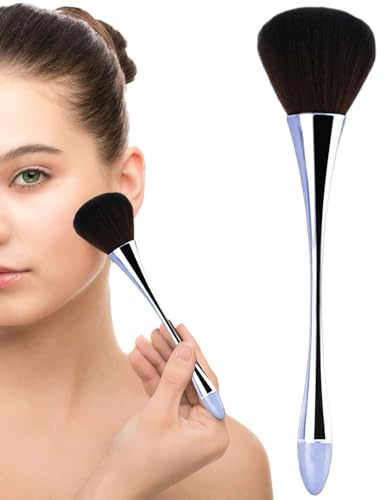 Pinceau À Poudre Fixatrice, Pinceau À Blush | Pinceau À Poudre Libre Taille Fine - Pinceaux À Ongles Et Cosmétiques, Outil De Maquillage Pour Visage Pour Un Contour Et Une Définition Impeccables